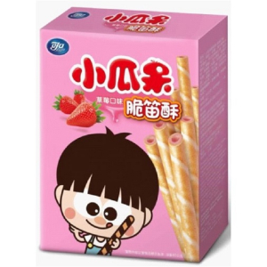 小瓜呆脆笛酥-草莓口味