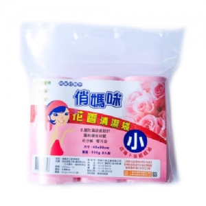 俏媽咪花香清潔袋(小)-玫瑰 3入/500g【不計入積分】